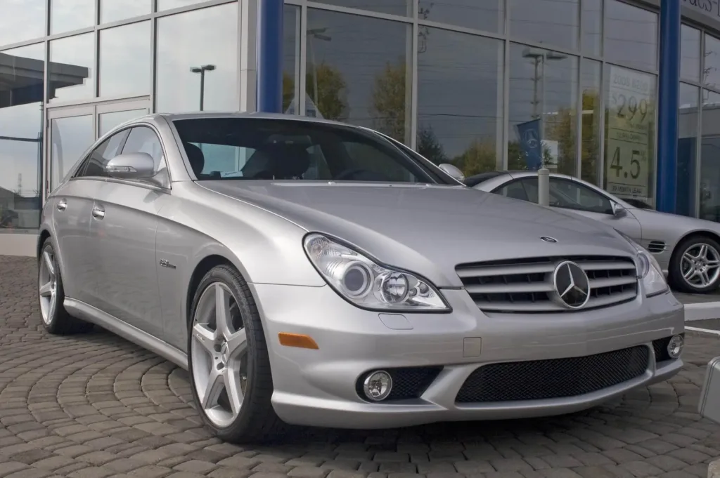 Mercedes CLS at cardealership